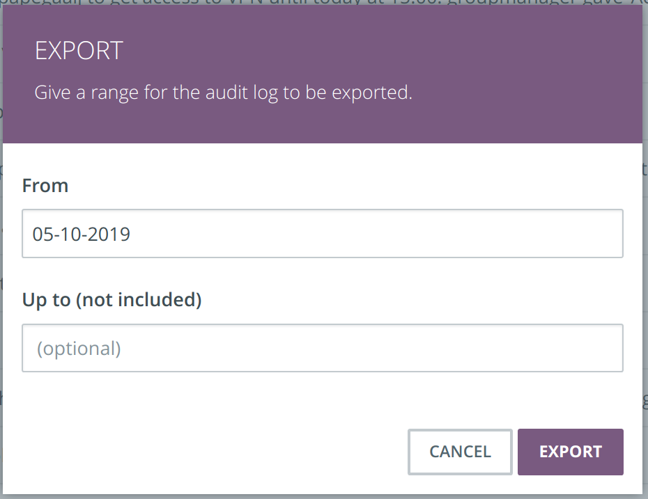 auditexport